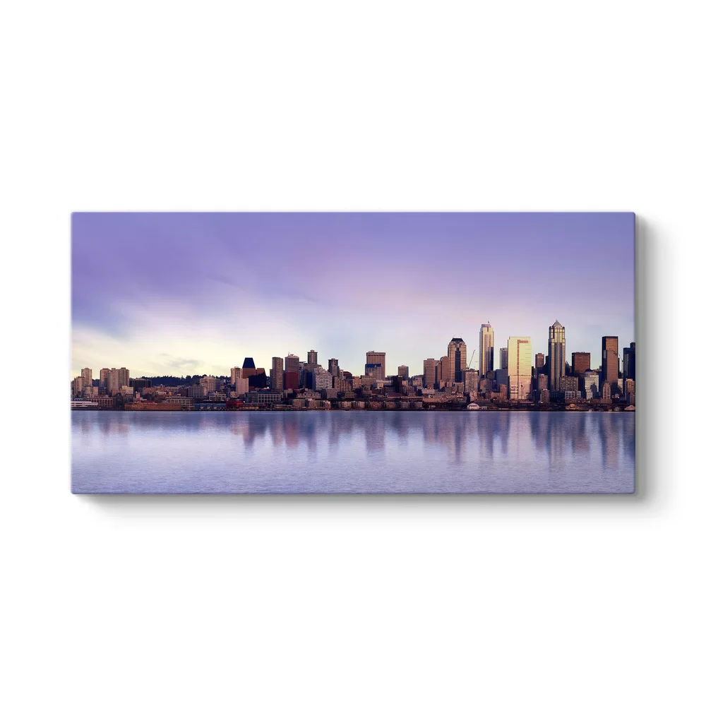 Seattle Washington Panorama Tablo - Model 5